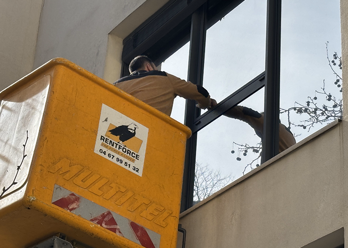 film de protection solaire effet miroir argent 01