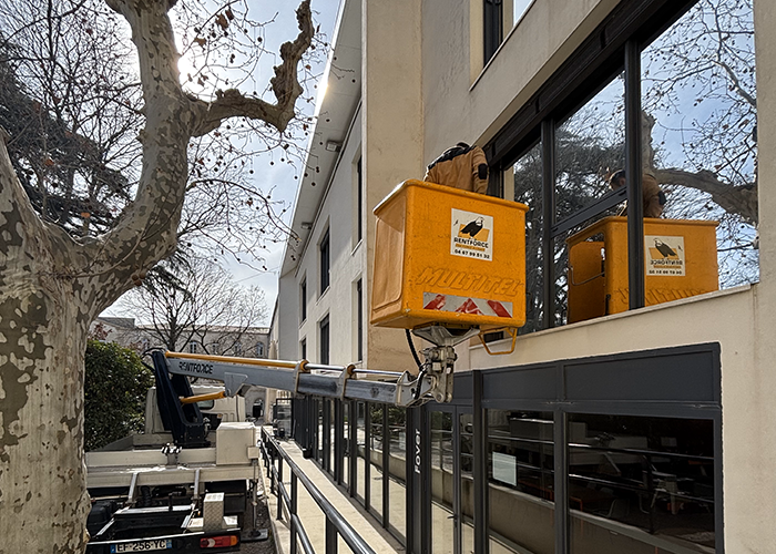 film de protection solaire effet miroir argent 03