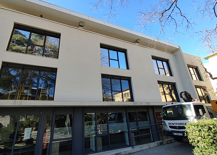 film de protection solaire effet miroir argent 05