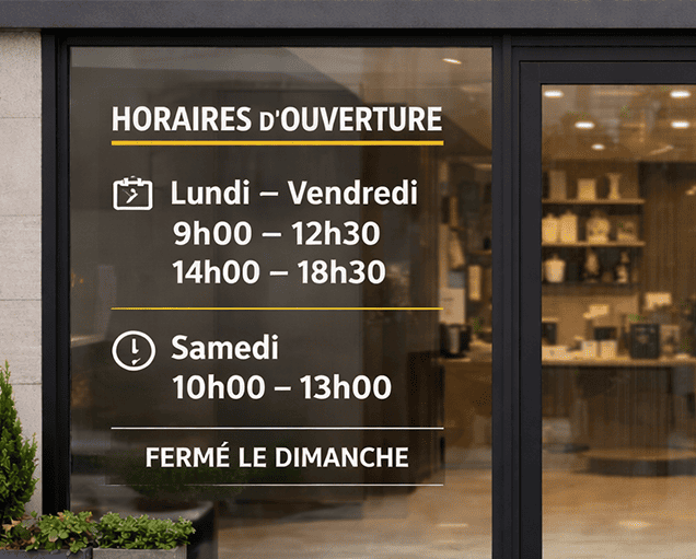 Adhésifs textes et logos